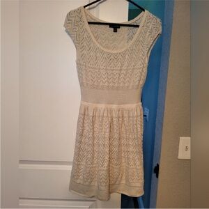 American Eagle Lace Short Sleeve Mesh Dress S